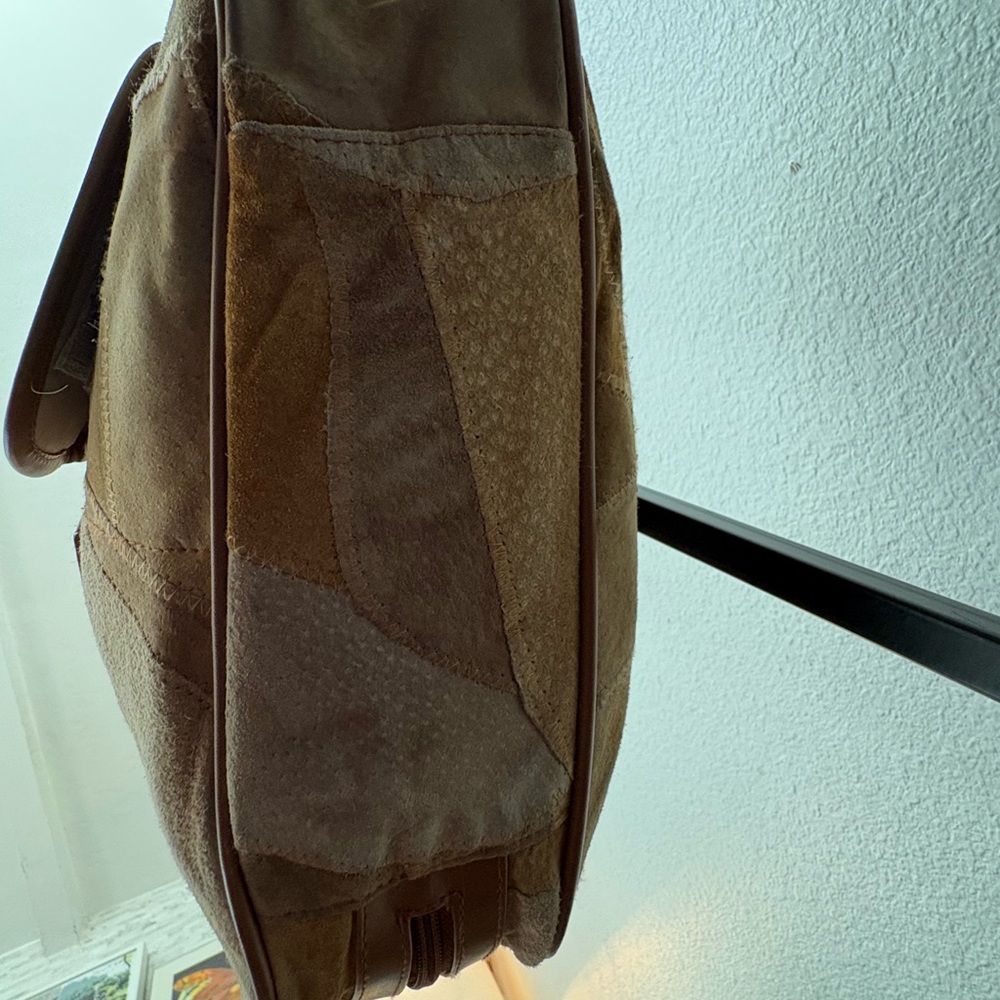 Patchwork Suede Shoulder/Crossbody Bag - image 6